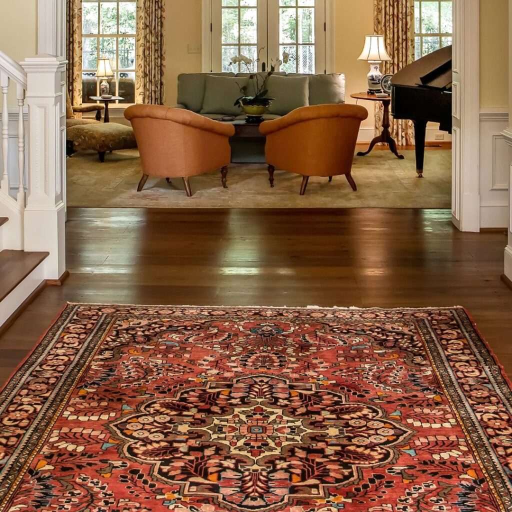 rug in entryway