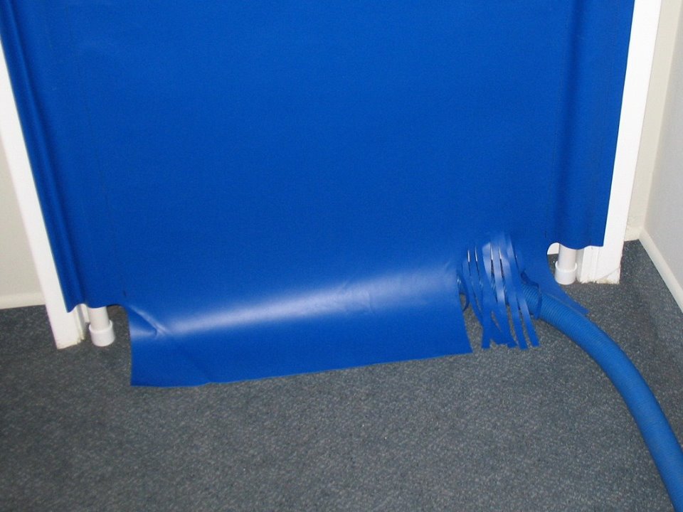 D. A. Burns Door Canvas Hose for On-Location Cleaning
