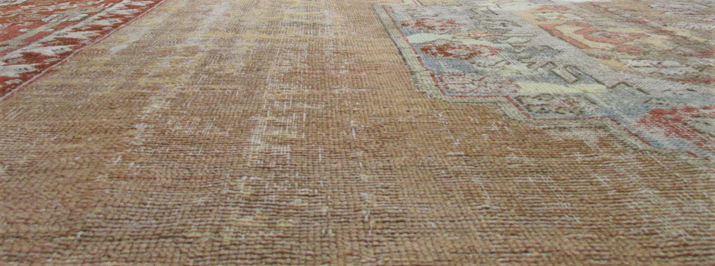 distressed rug