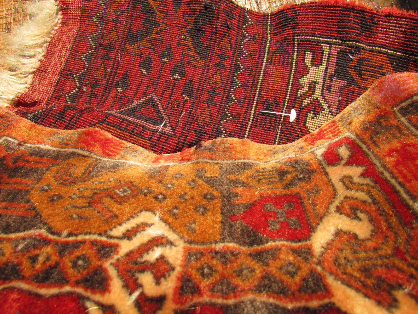 puckers on rug