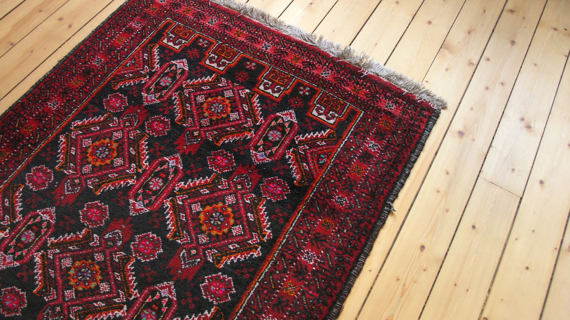 Rug on floor