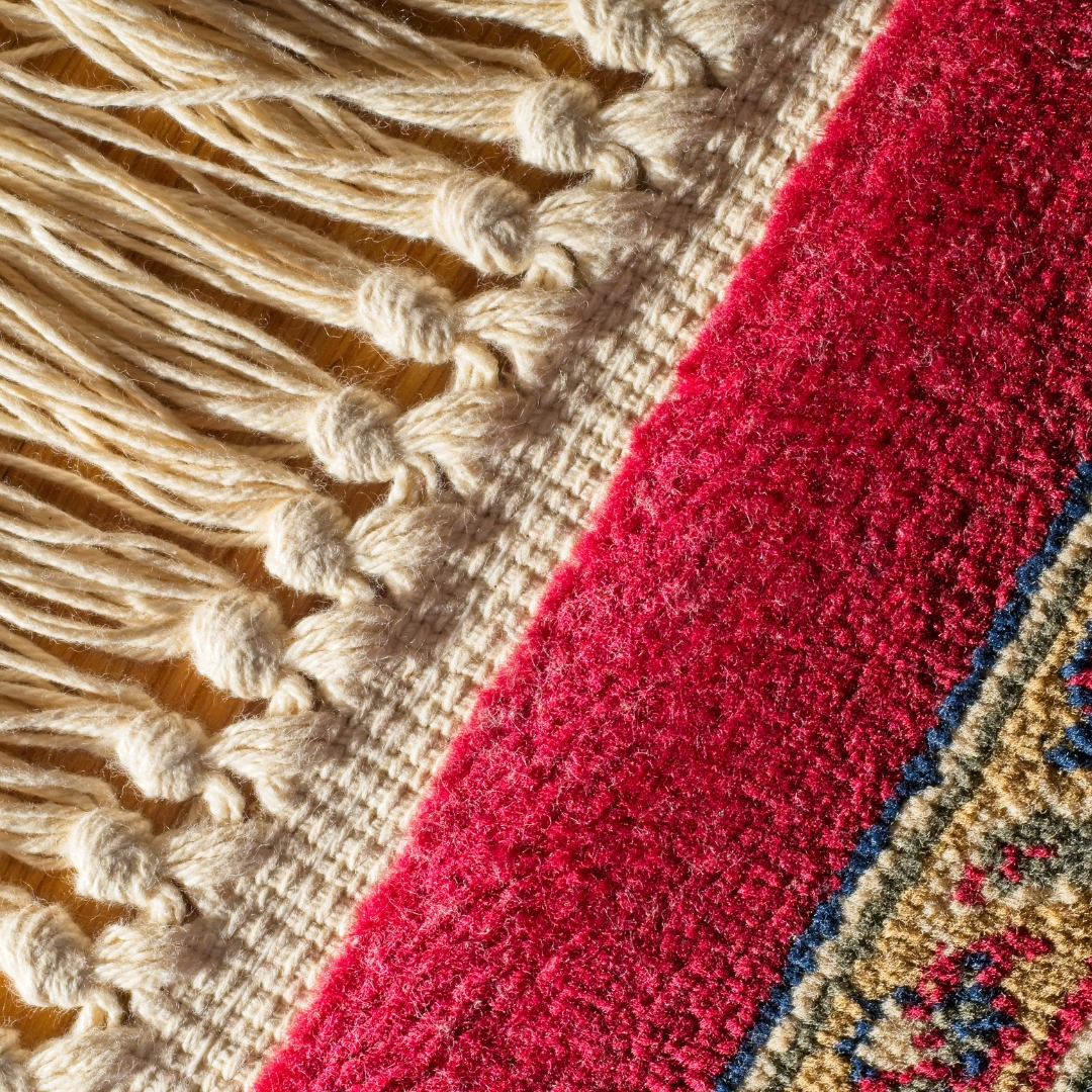 image of a fringe rug