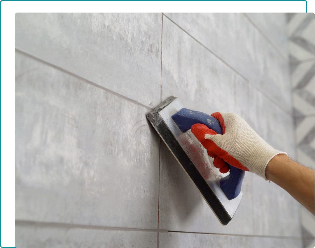 Tile Cleaning in Mercer Island (2) a person cleaning grout lines