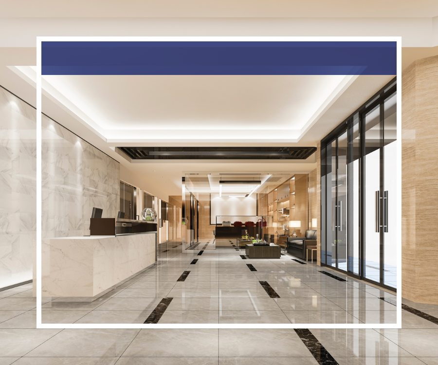 Law Office with Clean Tile Floors