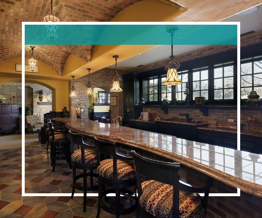 Restaurant bar countertops