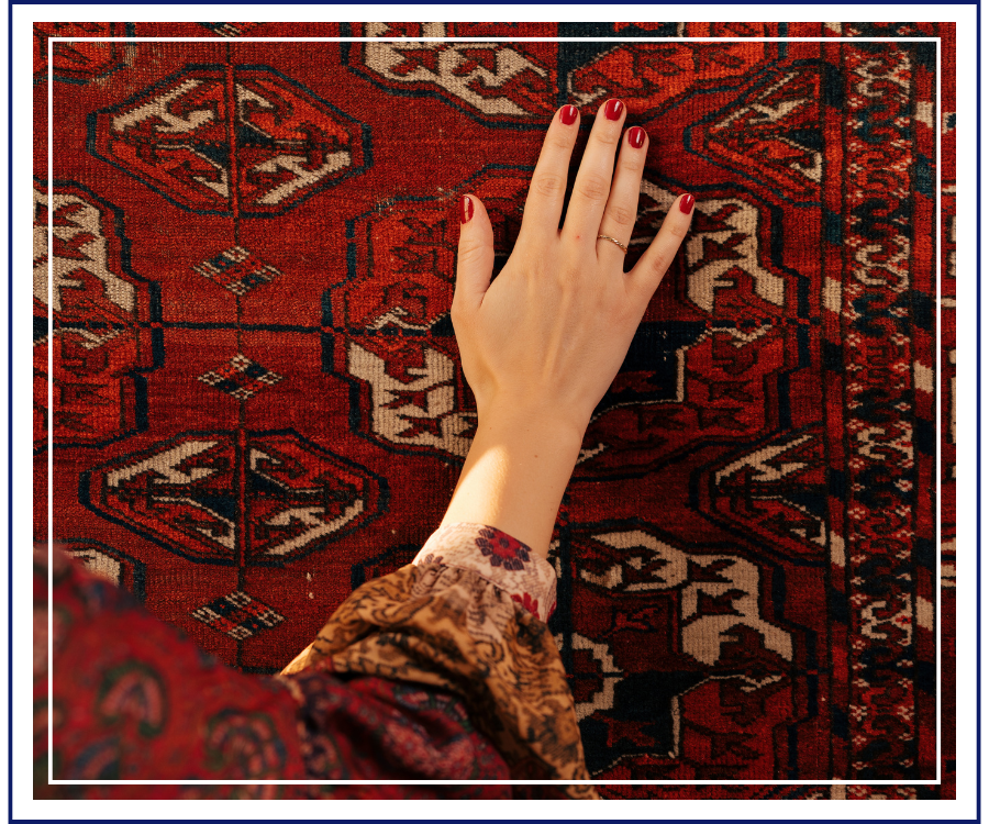 The perfectly smooth surface of a restored rug, symbolizing the trusted, eco-friendly care provided by D.A. Burns & Sons.