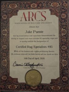Jake Puente's CRS Certificate